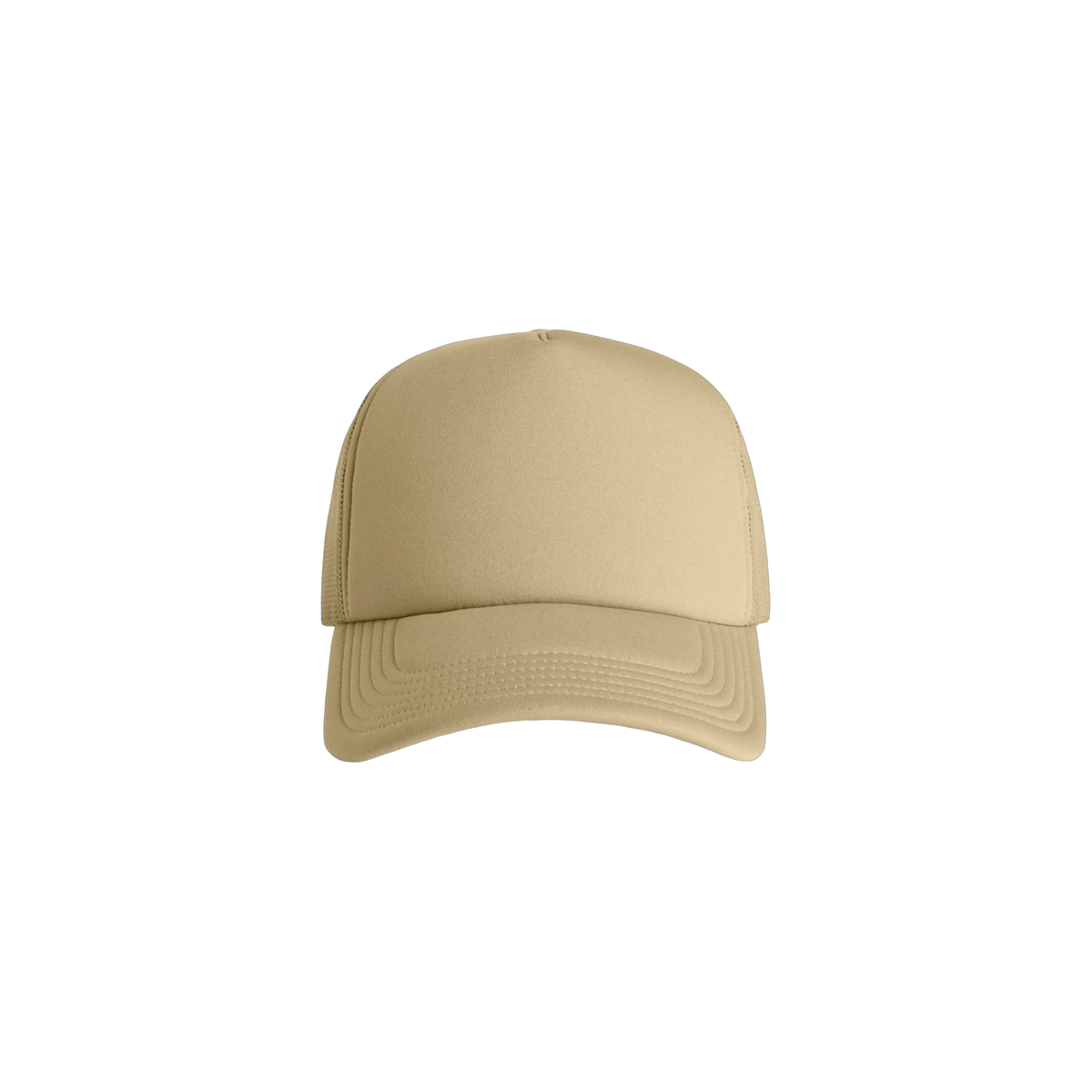 AS Colour Frame Foam Trucker Cap in Khaki — custom branded by Motive