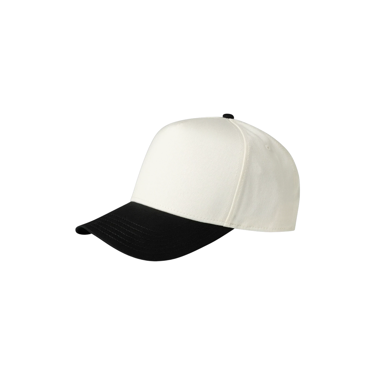 AS Colour Frame Two-Tone Cap in Natural/Black — custom branded by Motive