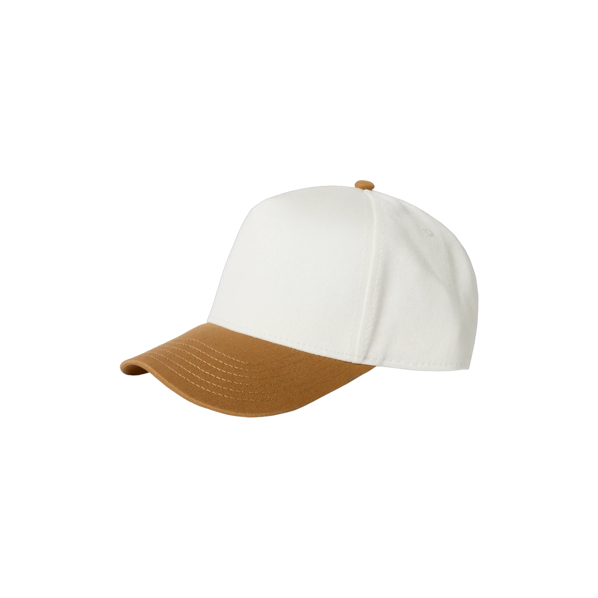AS Colour Frame Two-Tone Cap in Natural/Camel — custom branded by Motive