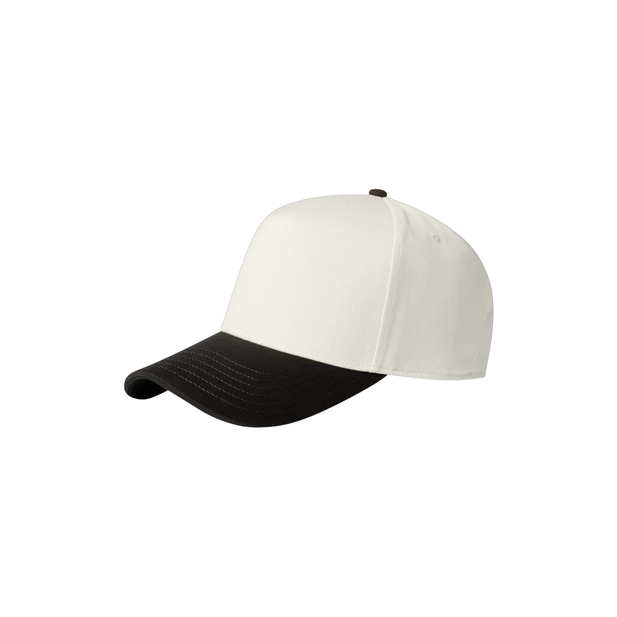 AS Colour Frame Two-Tone Cap in Natural/Coal — custom branded by Motive