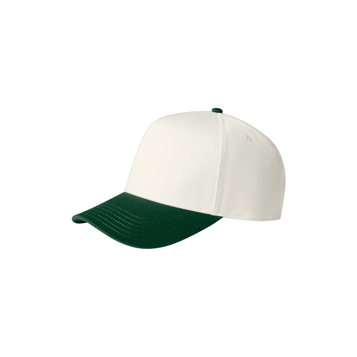AS Colour Frame Two-Tone Cap in Natural/Forest — custom branded by Motive