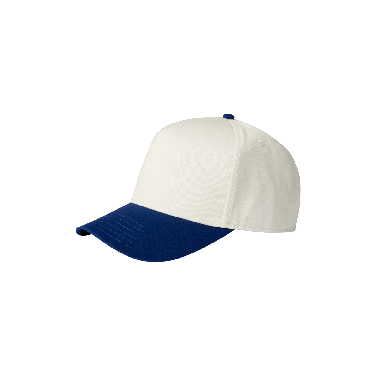 AS Colour Frame Two-Tone Cap in Natural/Liberty — custom branded by Motive