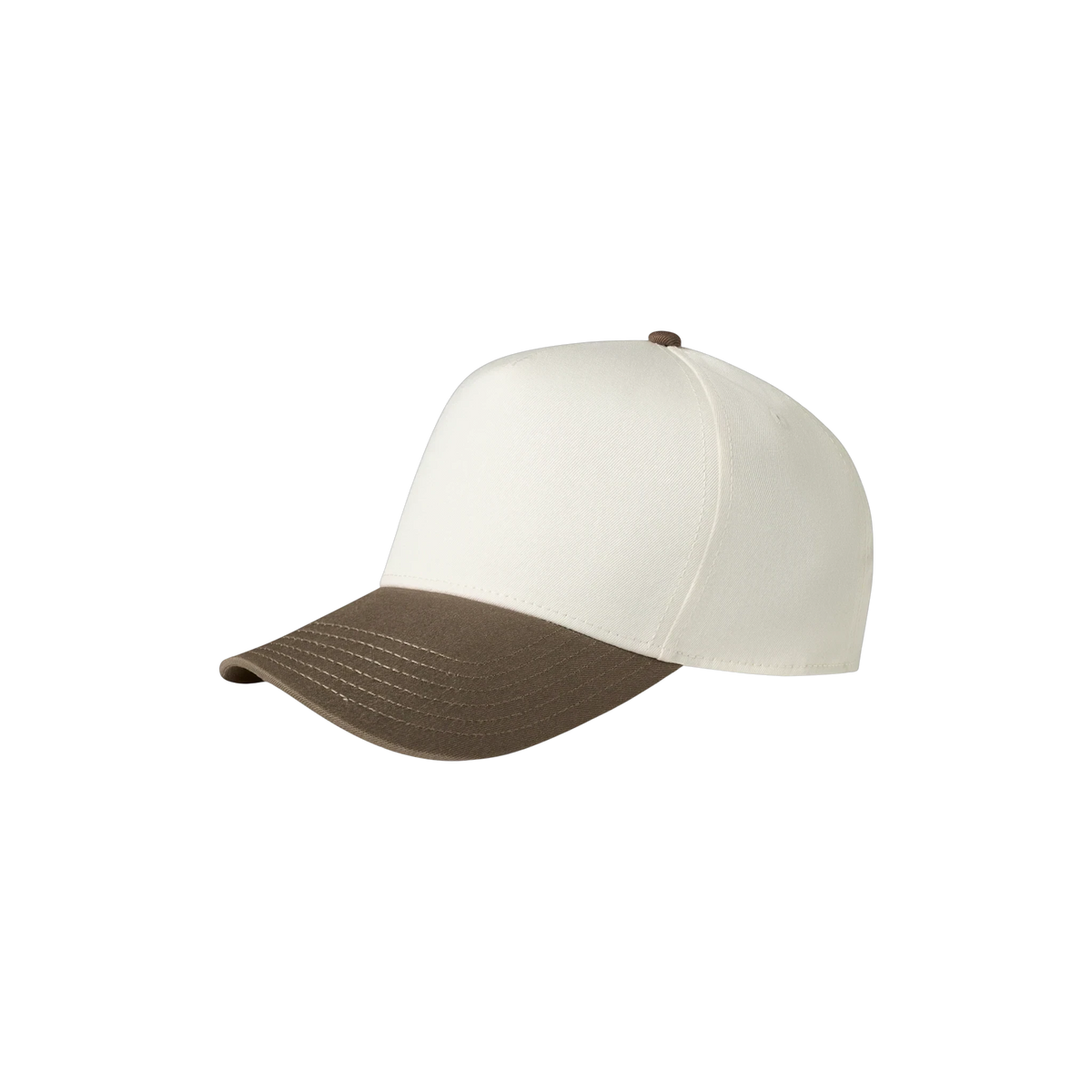 AS Colour Frame Two-Tone Cap in Natural/Walnut — custom branded by Motive