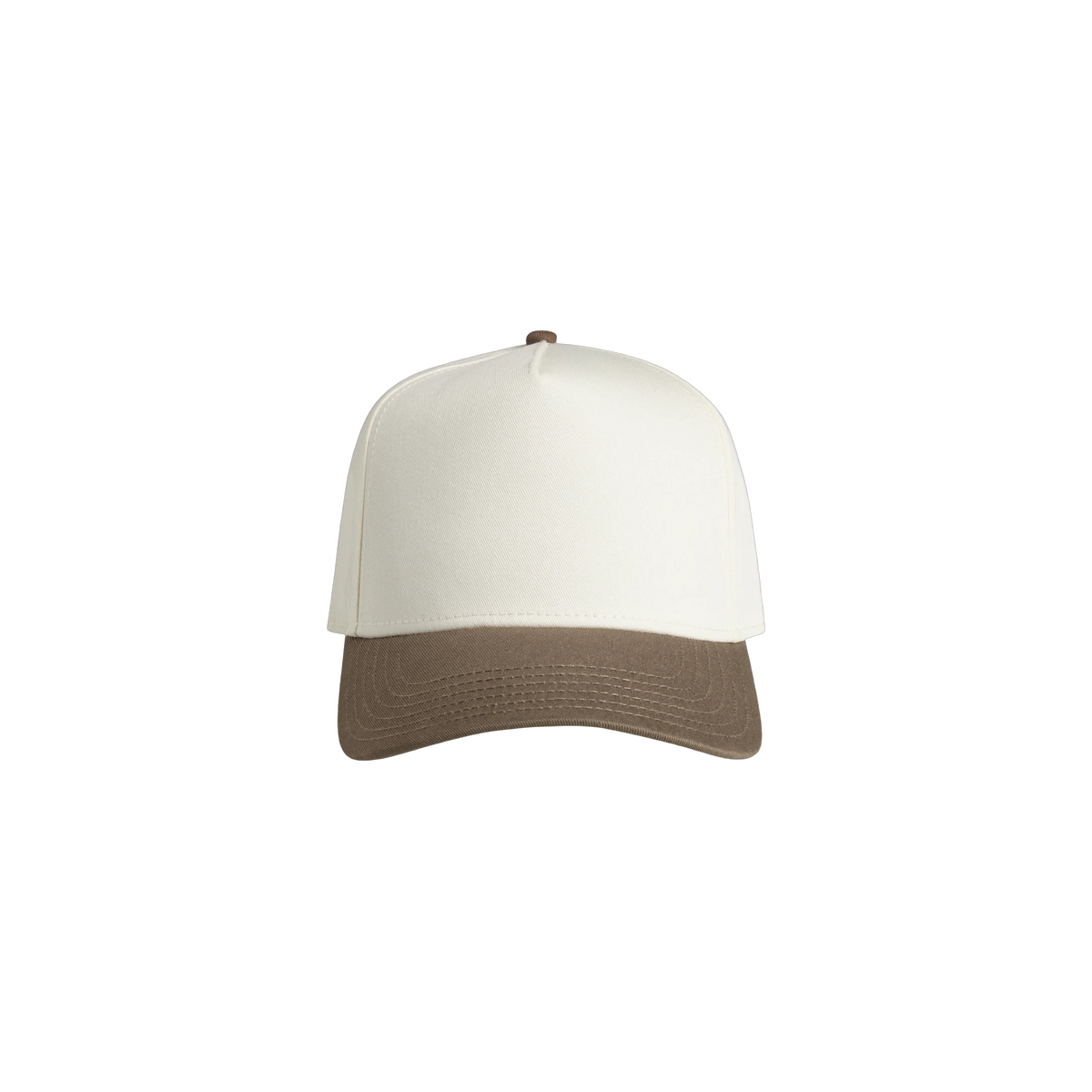 AS Colour Frame Two-Tone Cap in Natural/Walnut — custom branded by Motive