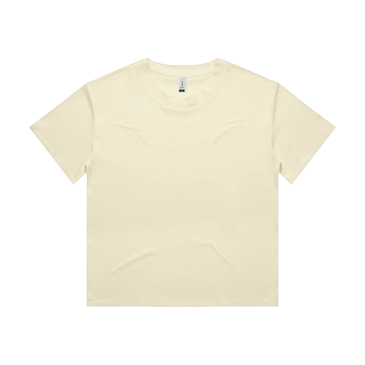 AS Colour Martina Tee in Butter — custom branded by Motive