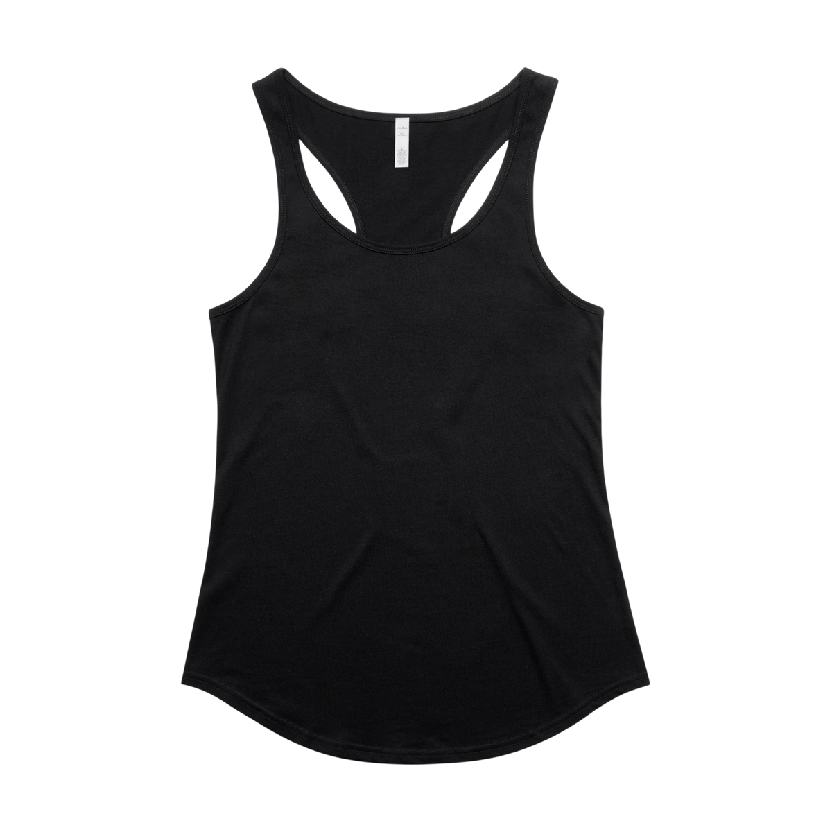 AS Colour Mali Racerback in Black — custom branded by Motive
