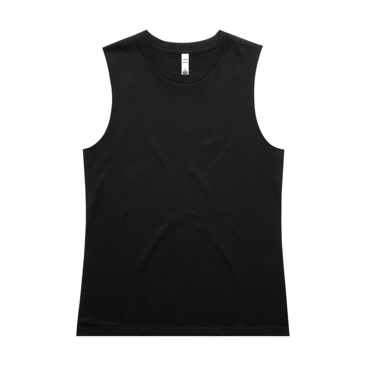 AS Colour Maple Tank in Black — custom branded by Motive