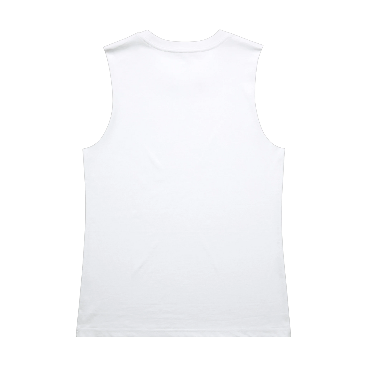 AS Colour Maple Tank in White — custom branded by Motive
