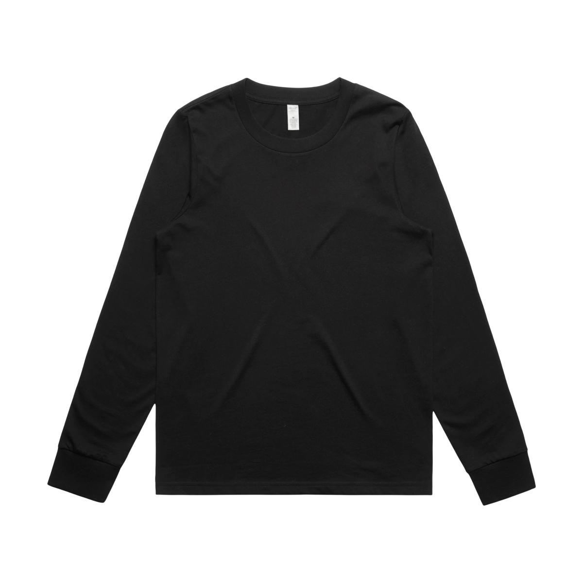 AS Colour Maple L/S Tee in Black — custom branded by Motive