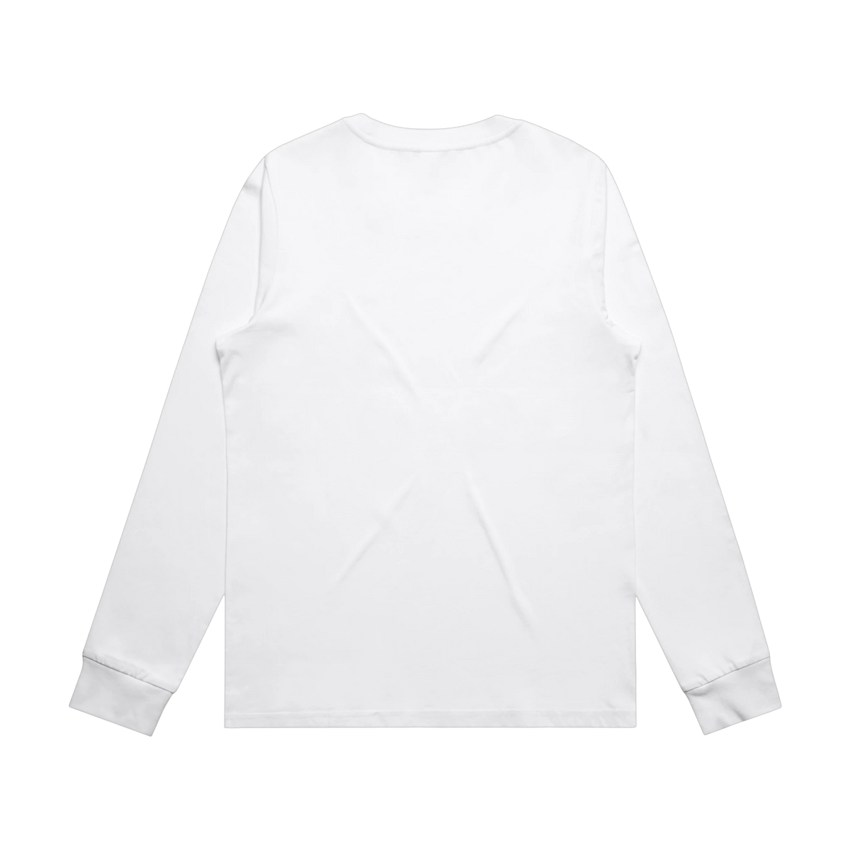 AS Colour Maple L/S Tee in White — custom branded by Motive