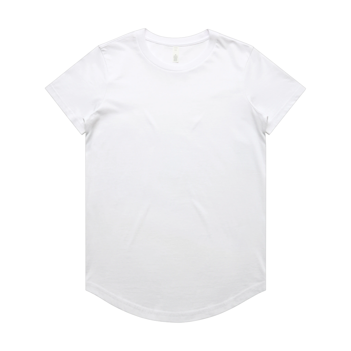 AS Colour Maple Curve Tee in White — custom branded by Motive