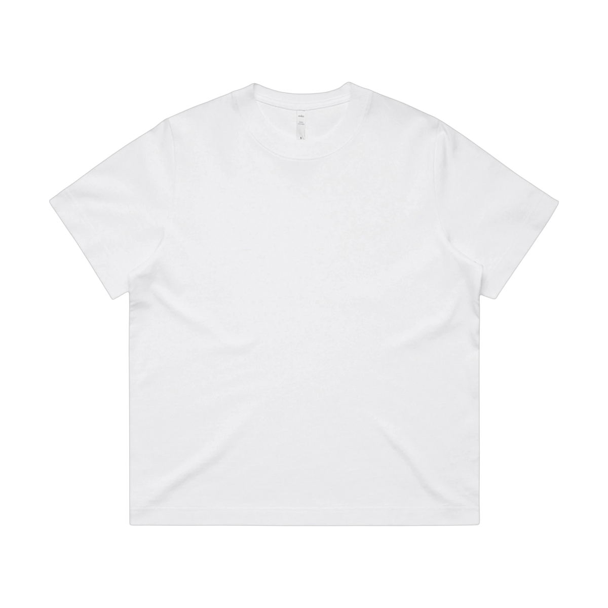AS Colour Women's Box Tee in White — custom branded by Motive