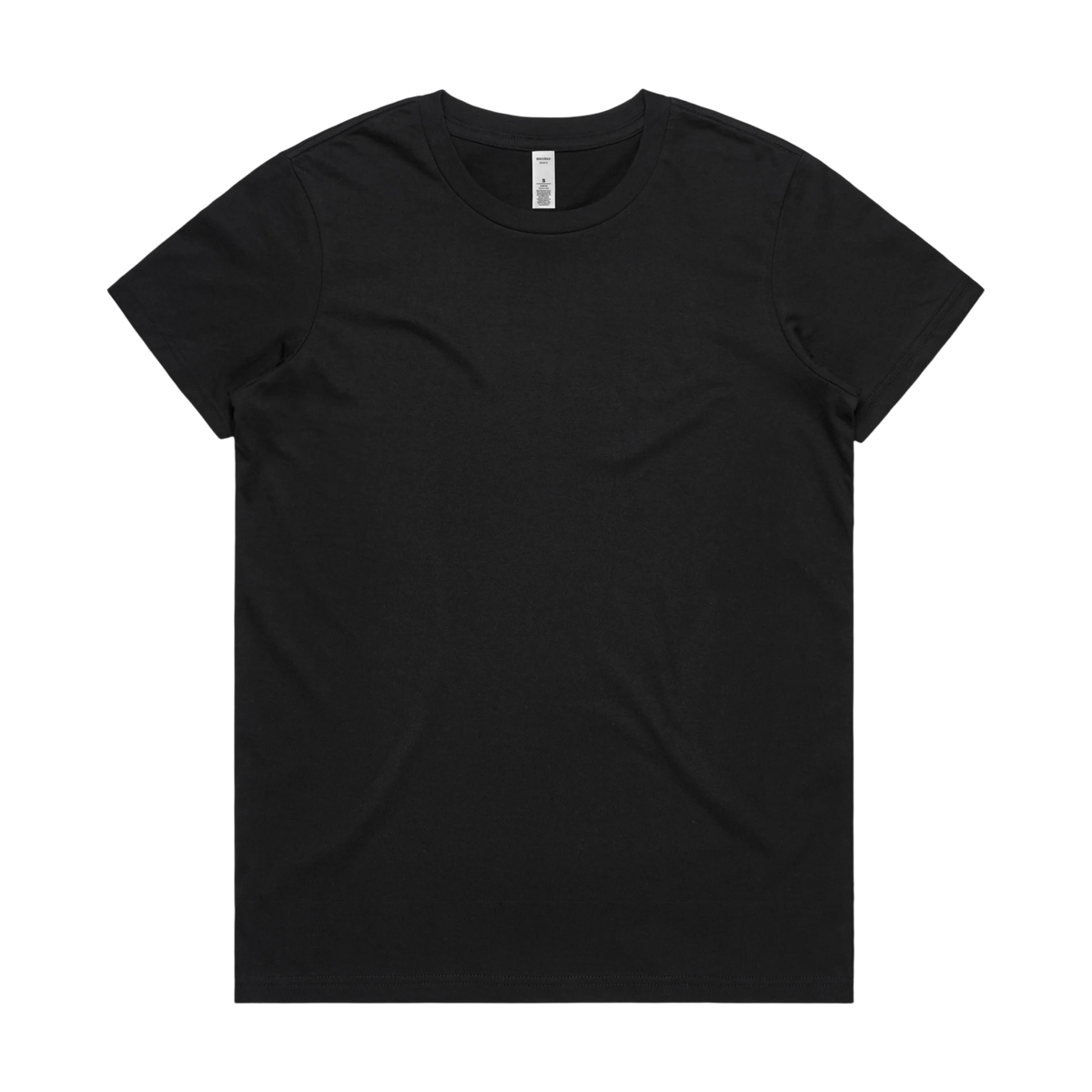 AS Colour Women's Basic Tee in Black — custom branded by Motive