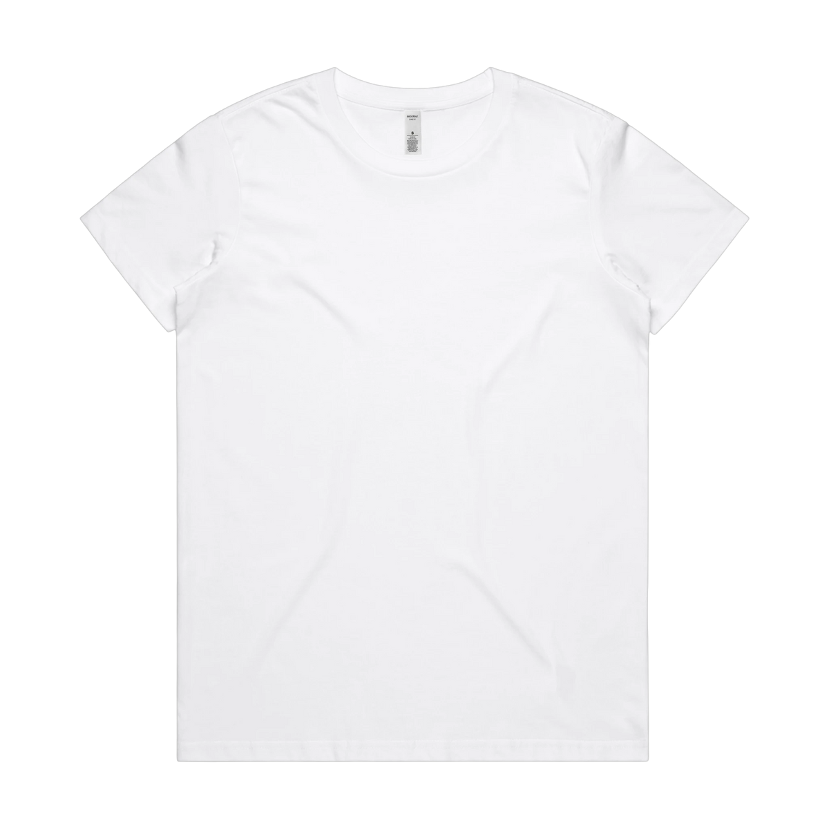 AS Colour Women's Basic Tee in White — custom branded by Motive