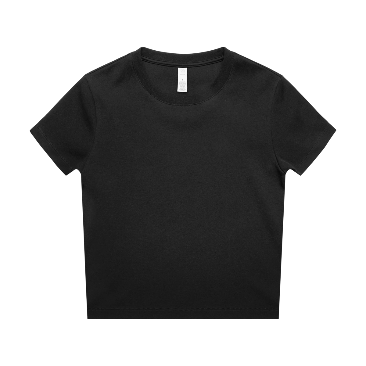 AS Colour Organic Mini Tee in Black — custom branded by Motive