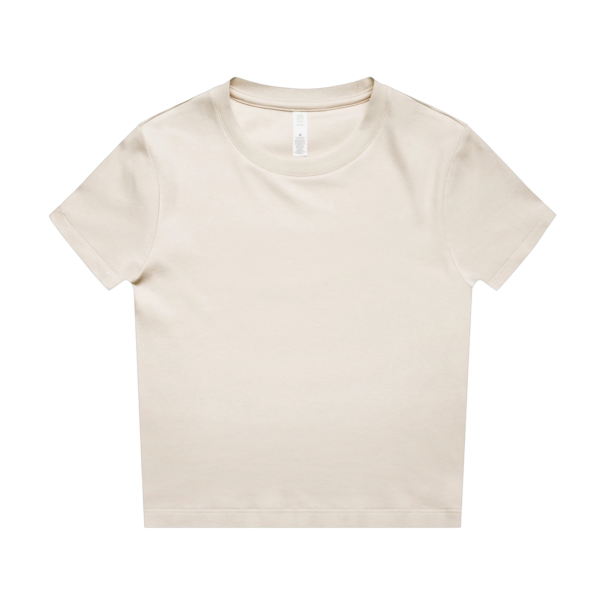 AS Colour Organic Mini Tee in Bone — custom branded by Motive
