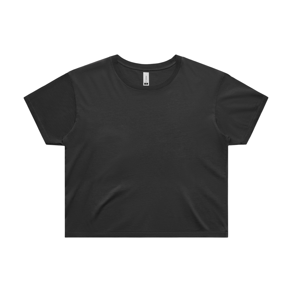 AS Colour Faded Crop Tee in Faded Black — custom branded by Motive