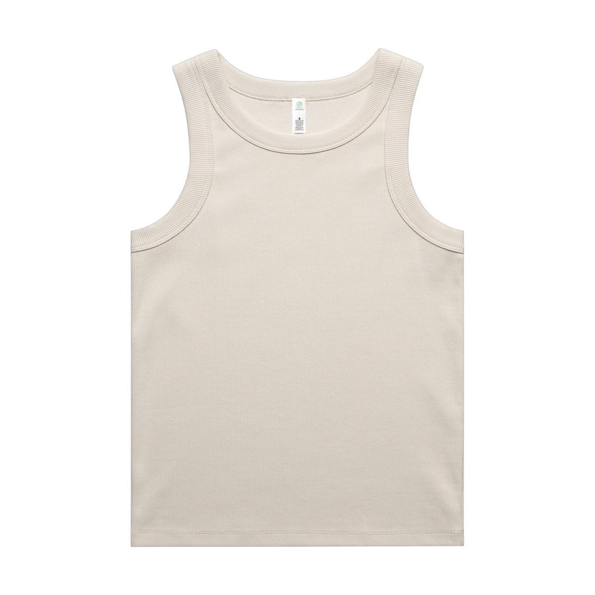 AS Colour Women's Organic Rib Tank in Bone