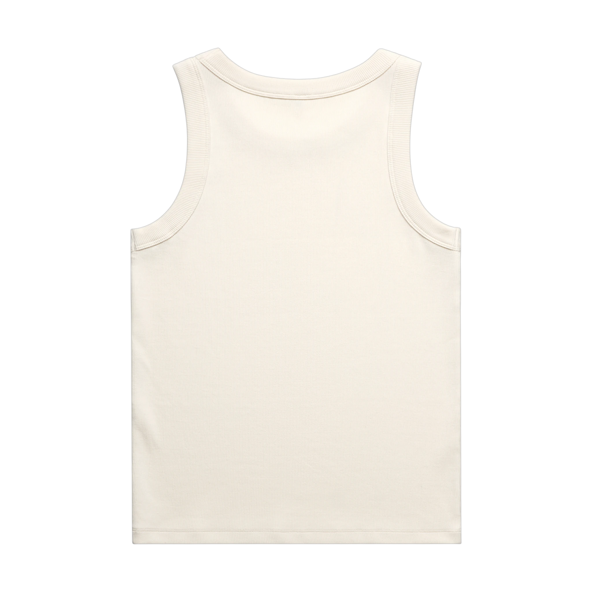 AS Colour Organic Rib Tank in Ecru — custom branded by Motive