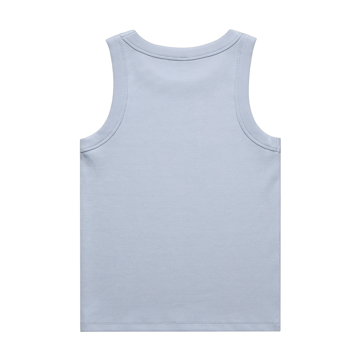 AS Colour Organic Rib Tank in Powder — custom branded by Motive