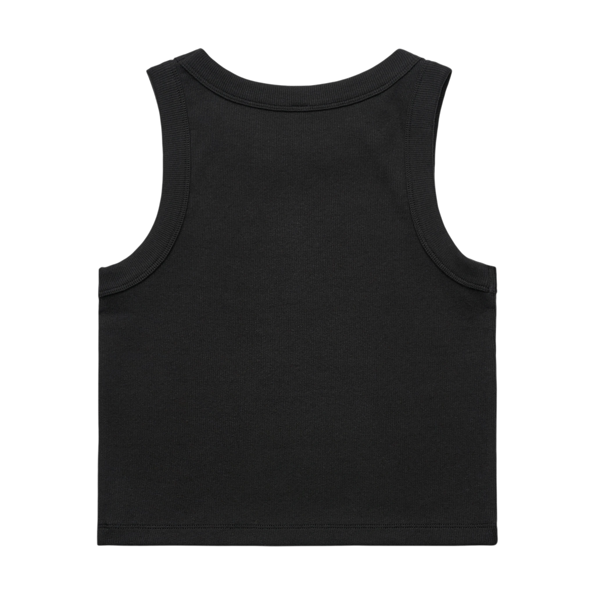 AS Colour Women's Organic Rib Crop Tank in Black