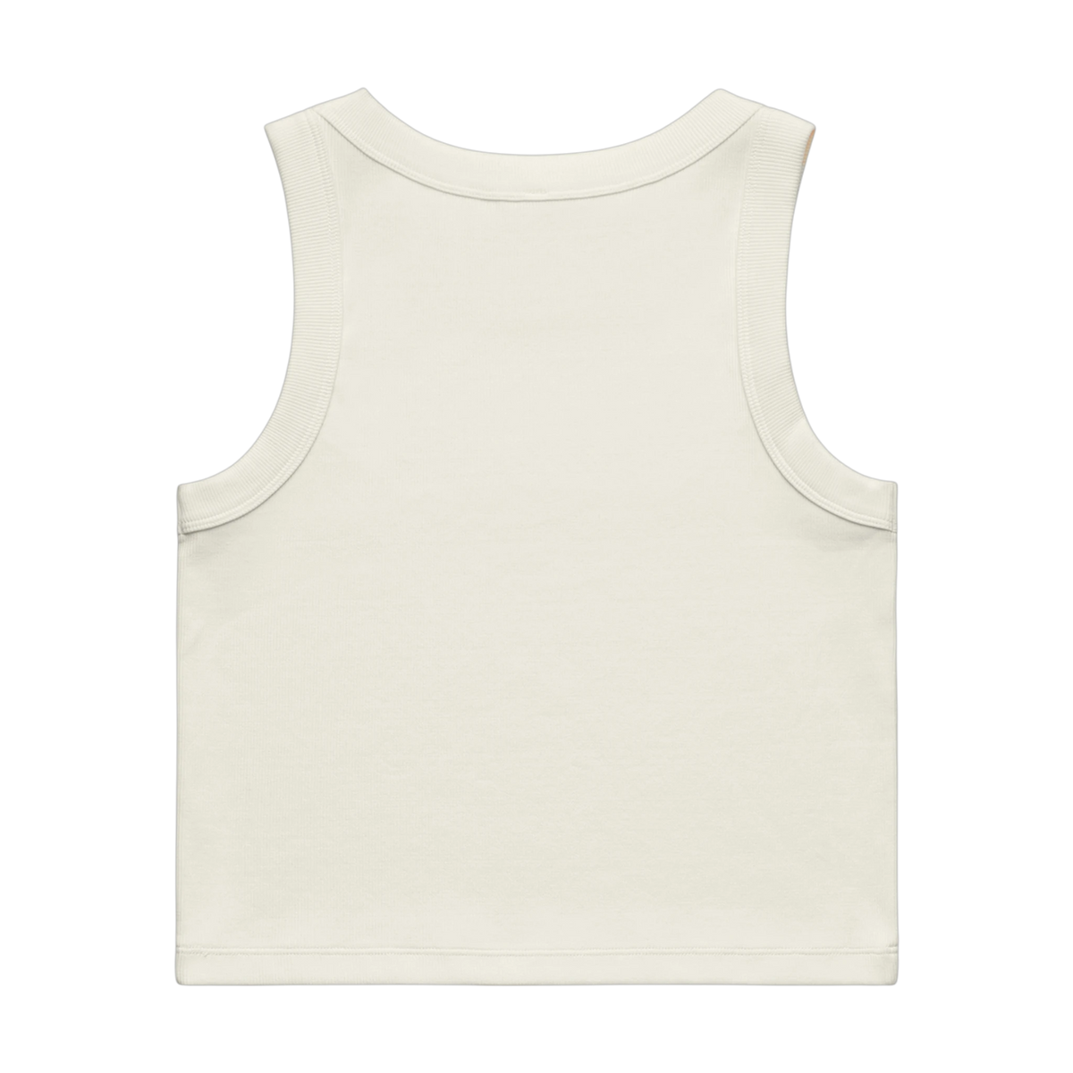 AS Colour Organic Rib Crop Tank in Ecru — custom branded by Motive