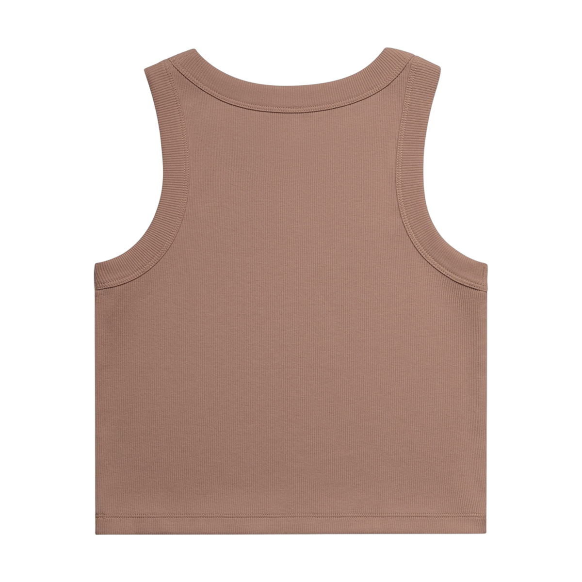 AS Colour Women's Organic Rib Crop Tank in Hazy Pink