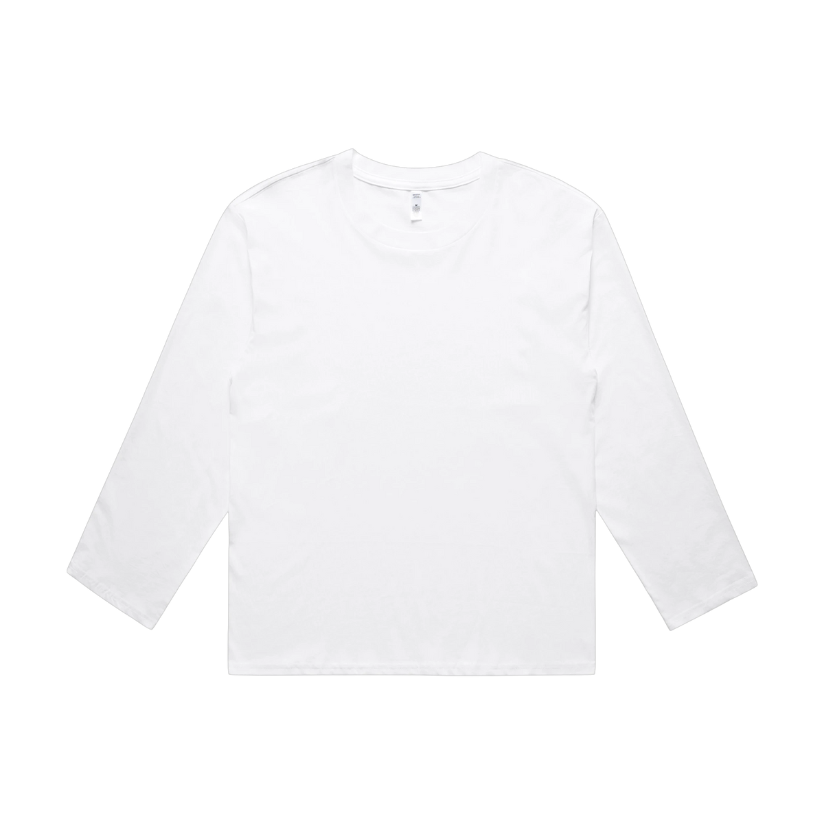 AS Colour Martina L/S Tee in White — custom branded by Motive