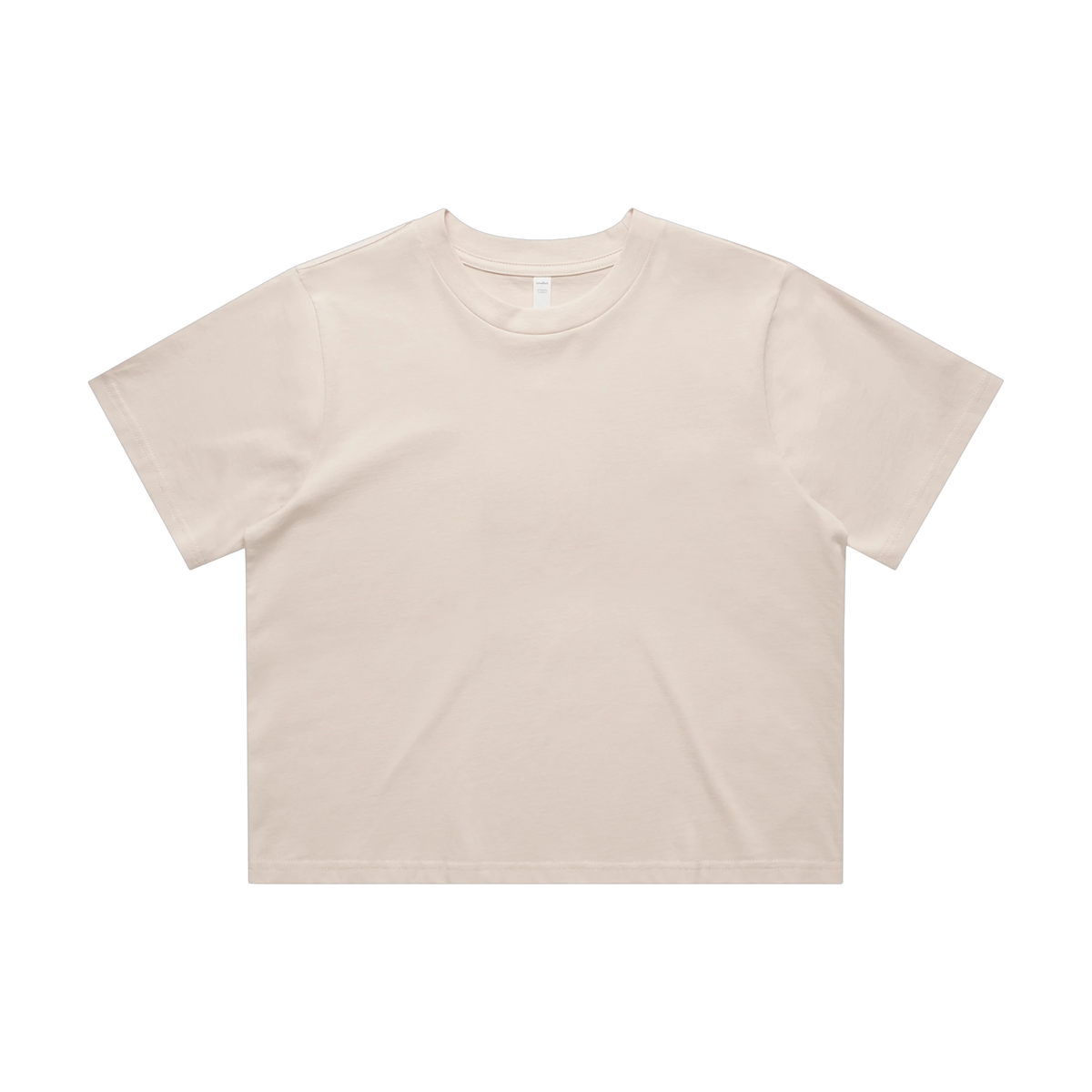 AS Colour Classic Crop Tee in Bone — custom branded by Motive