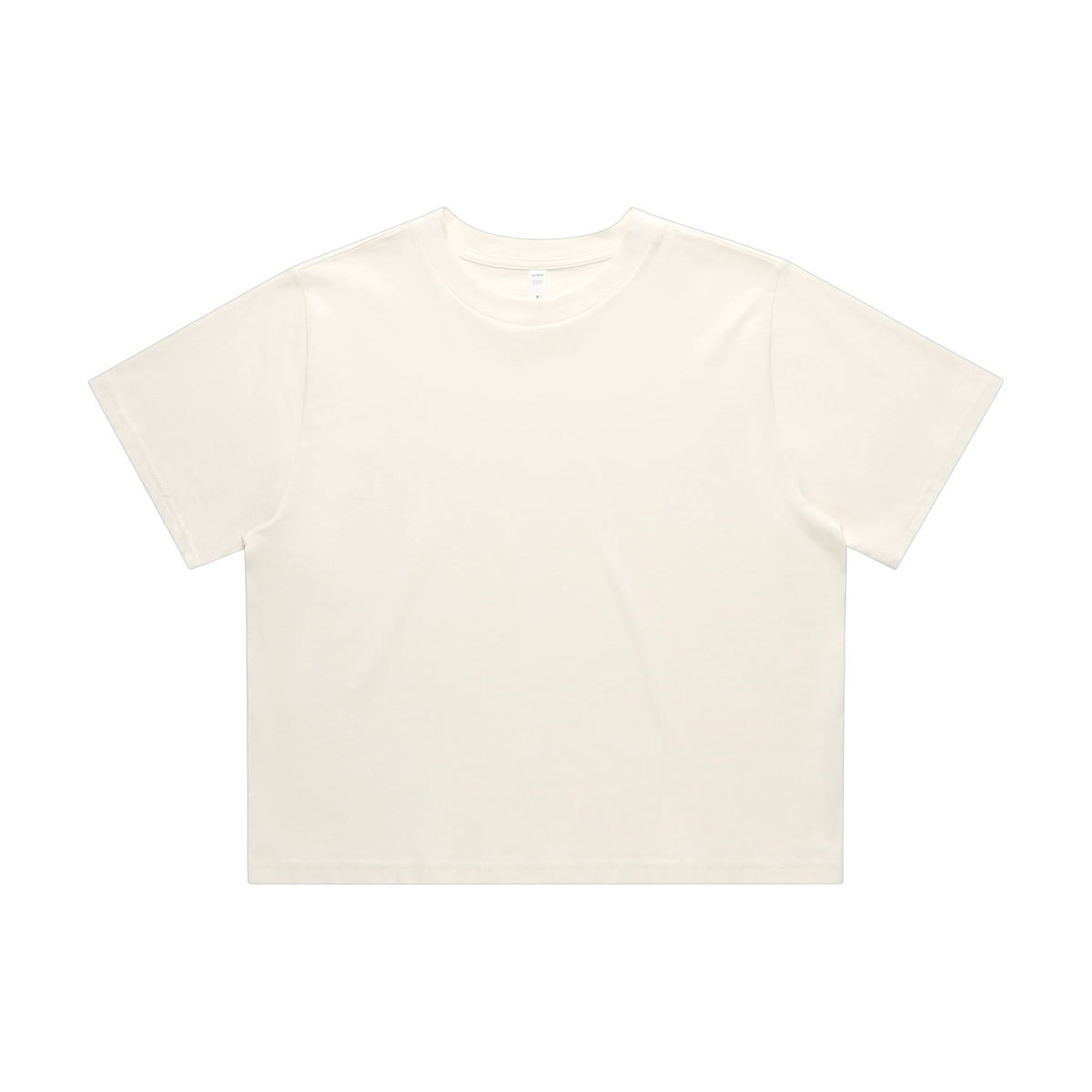AS Colour Classic Crop Tee in Ecru — custom branded by Motive