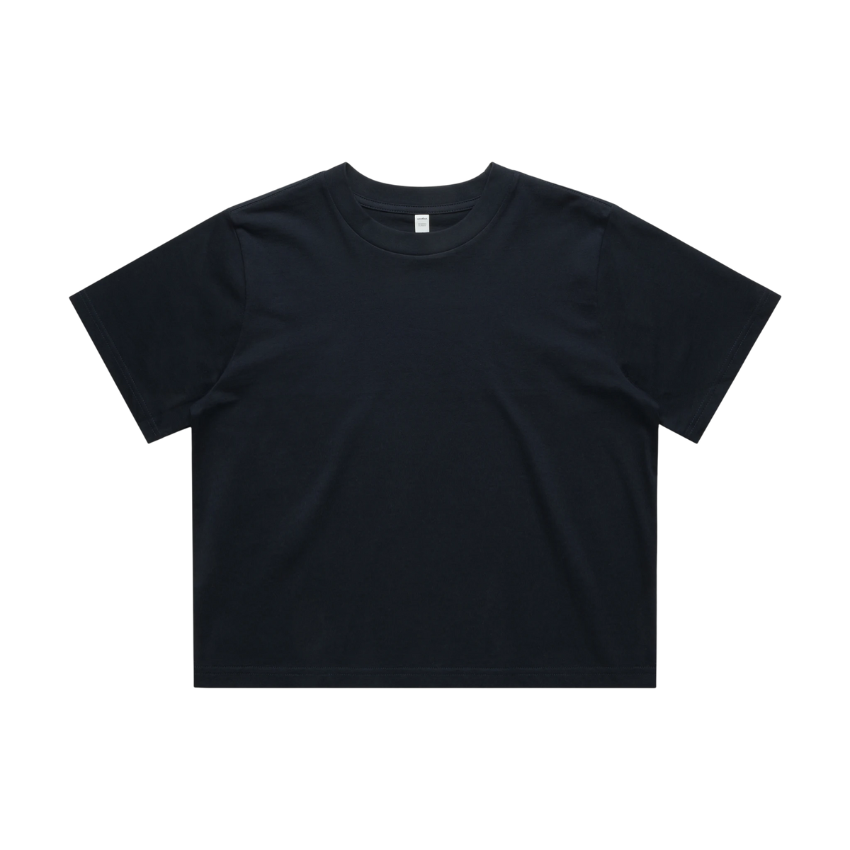 AS Colour Classic Crop Tee in Navy — custom branded by Motive