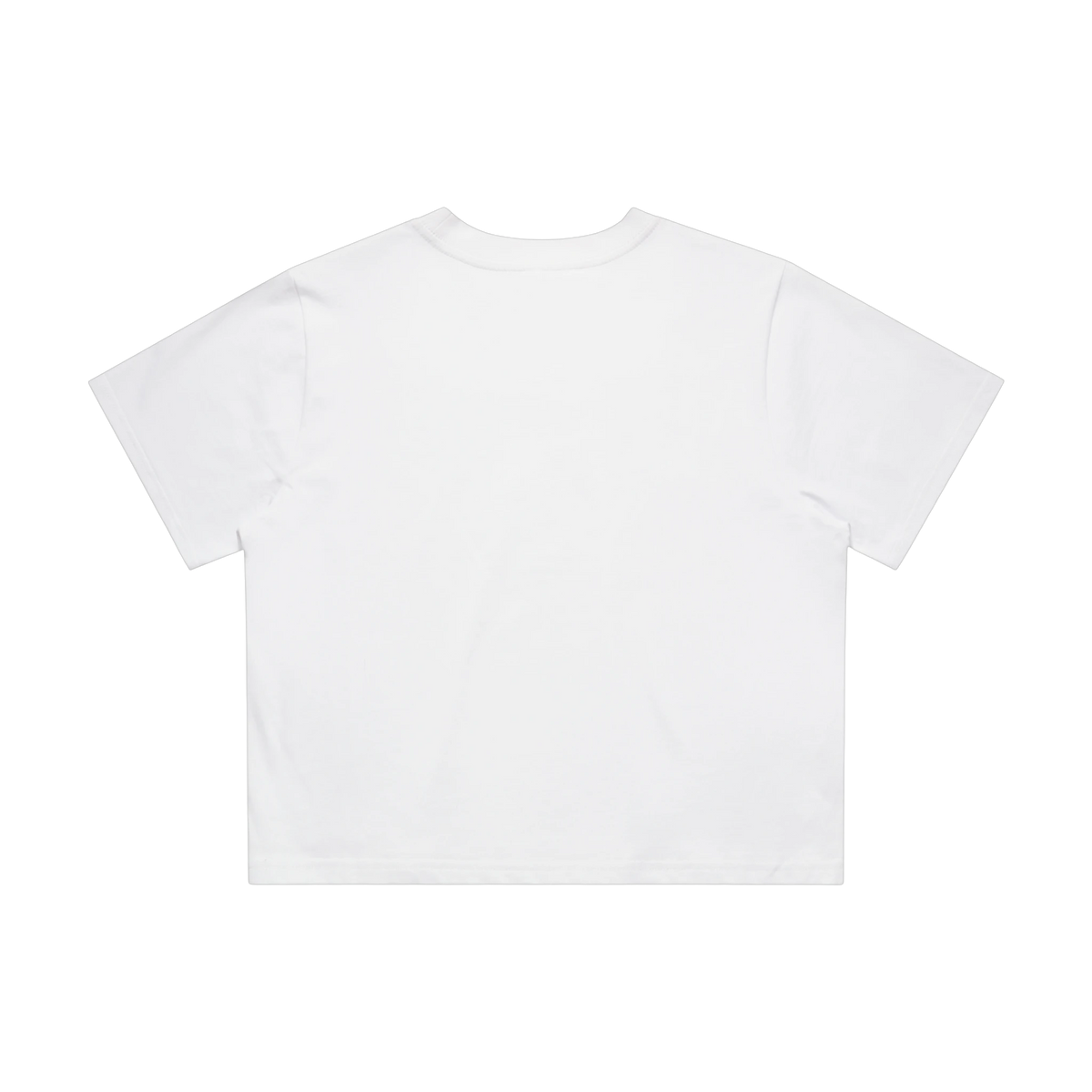 AS Colour Classic Crop Tee in White — custom branded by Motive