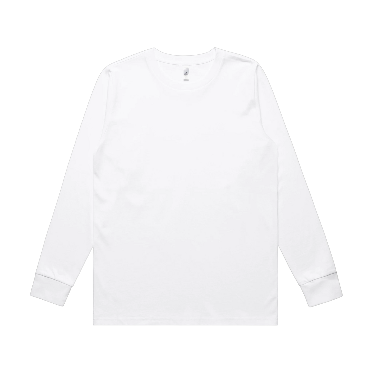 AS Colour Women's Classic L/S Tee in White — custom branded by Motive