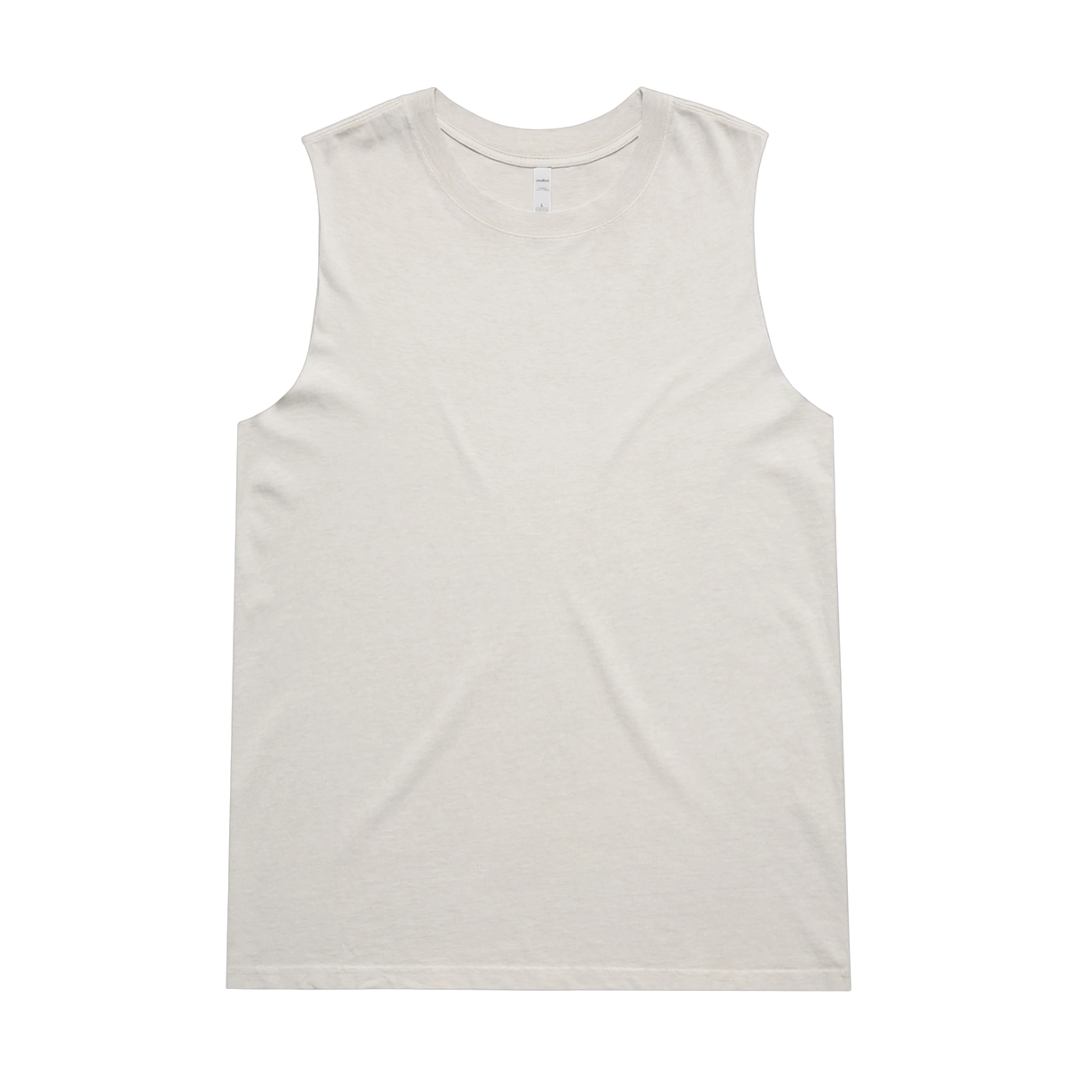 AS Colour Women's Heavy Faded Tank in Faded Bone — custom branded by Motive
