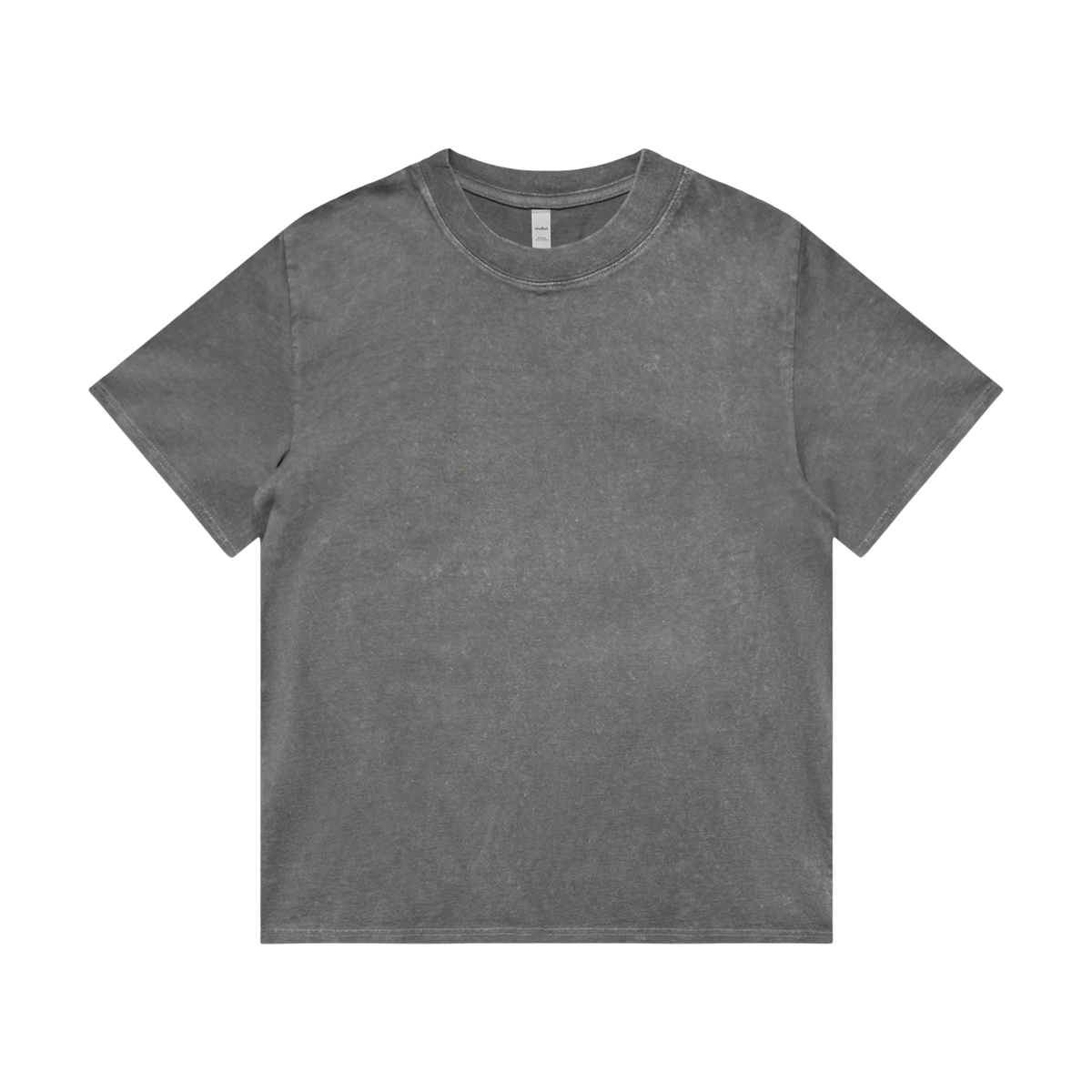AS Colour Women's Stone Wash Heavy Tee in Coal Stone — custom branded by Motive