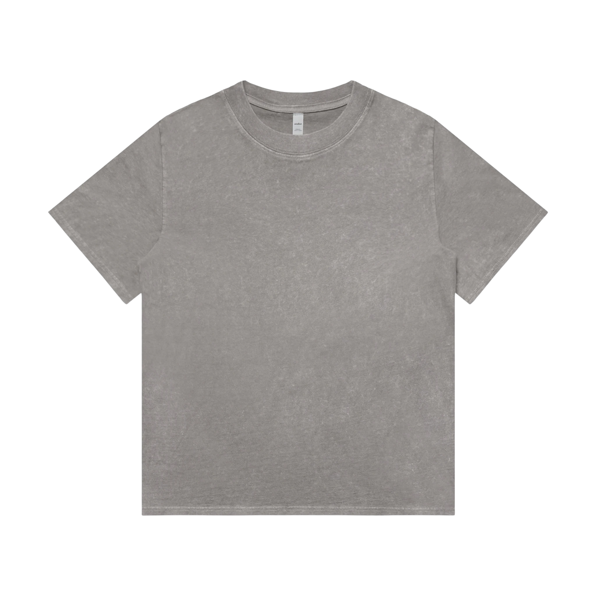 AS Colour Women's Stone Wash Heavy Tee in Grey Stone — custom branded by Motive