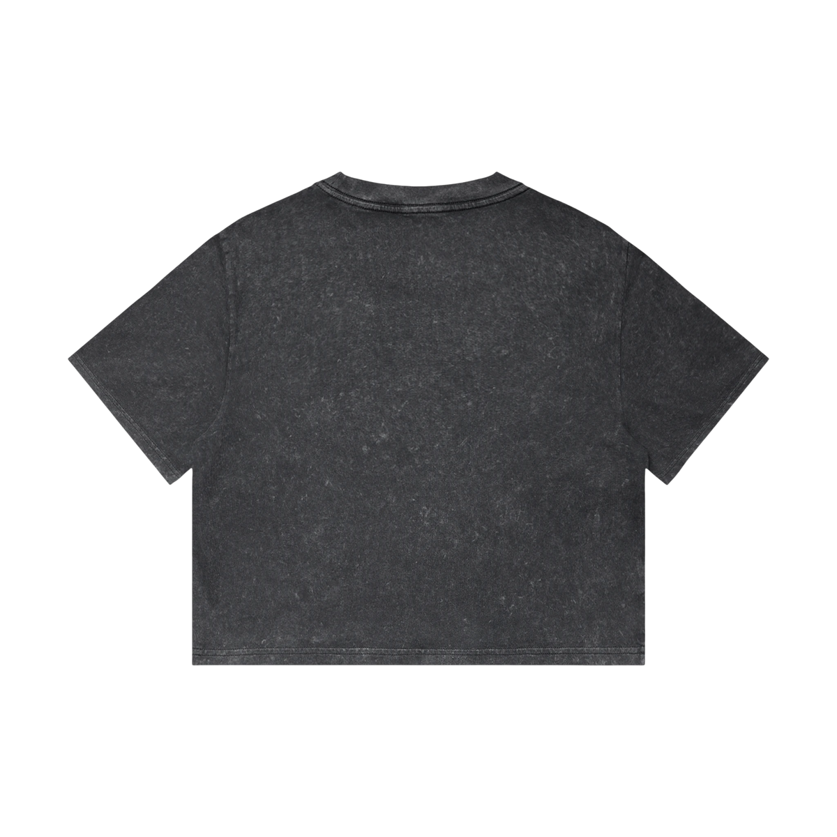 AS Colour Stone Wash Heavy Crop in Black Stone — custom branded by Motive