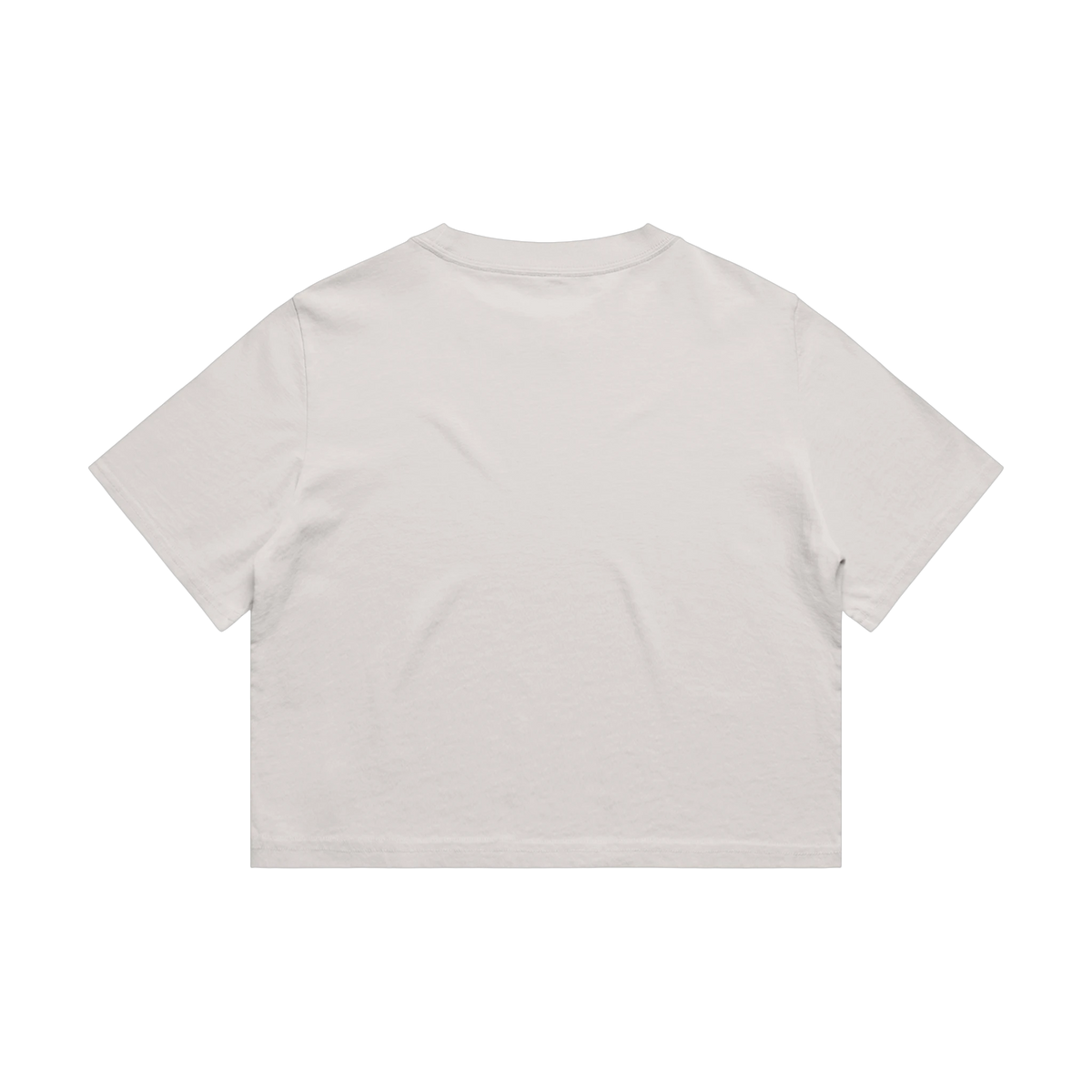 AS Colour Heavy Faded Crop Tee in Faded Bone — custom branded by Motive