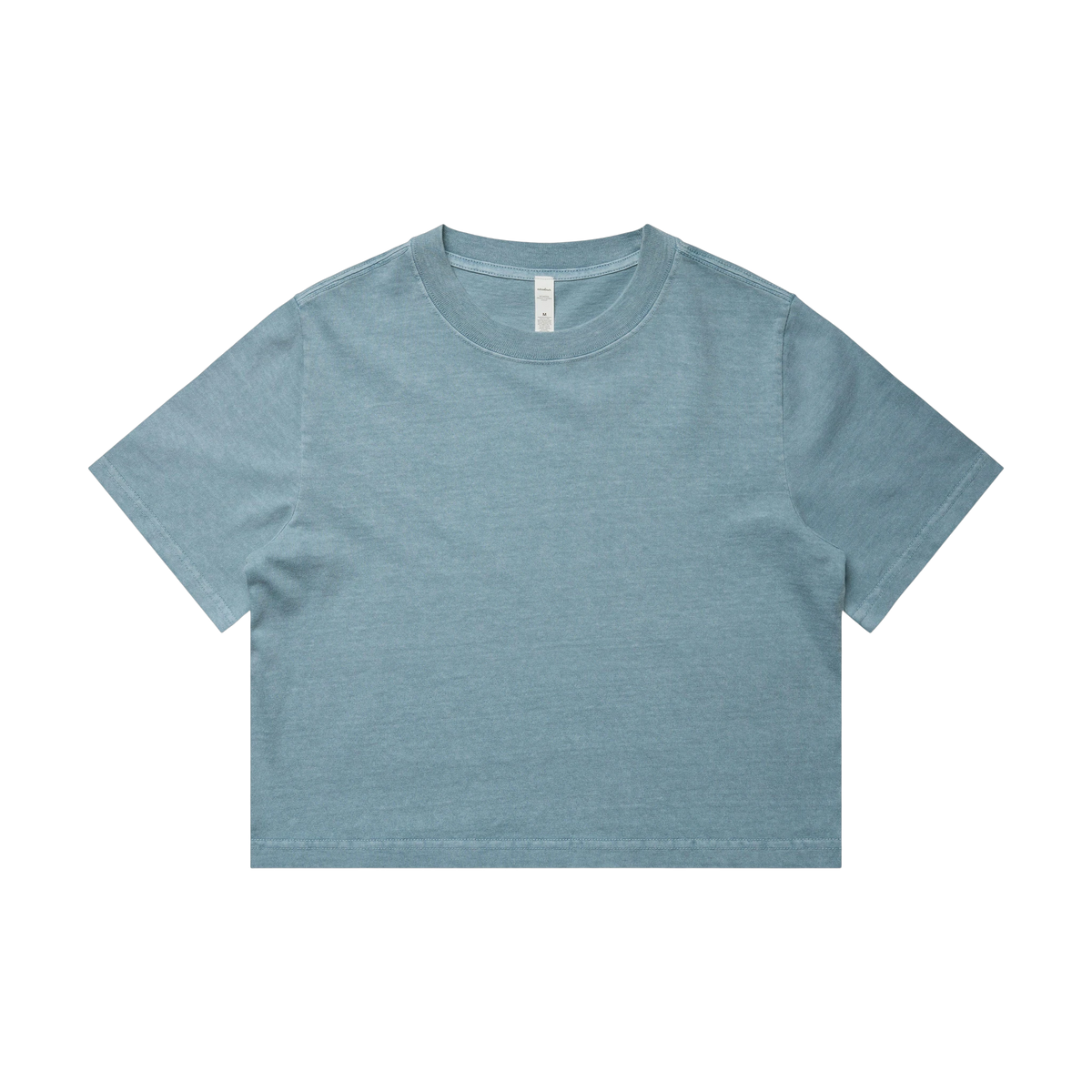 AS Colour Heavy Faded Crop Tee in Faded Chalk — custom branded by Motive