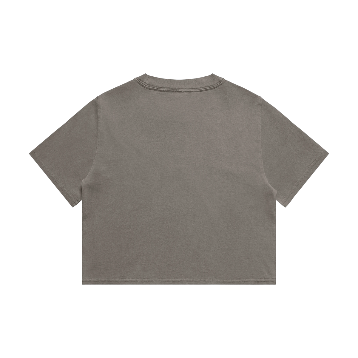 AS Colour Heavy Faded Crop Tee in Faded Grey — custom branded by Motive