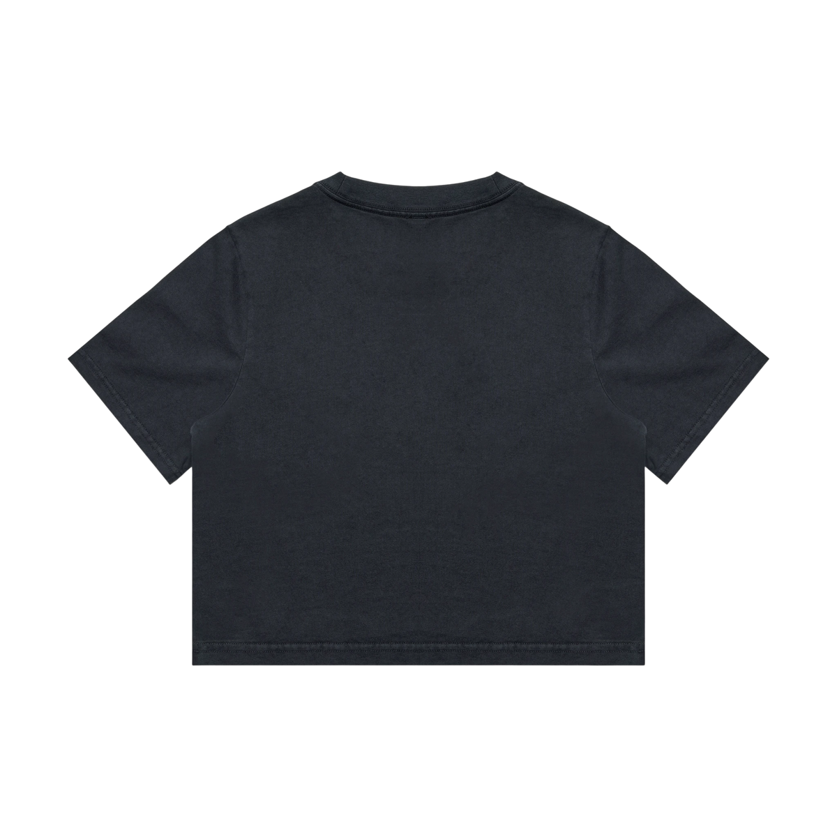 AS Colour Heavy Faded Crop Tee in Faded Ink Blue — custom branded by Motive