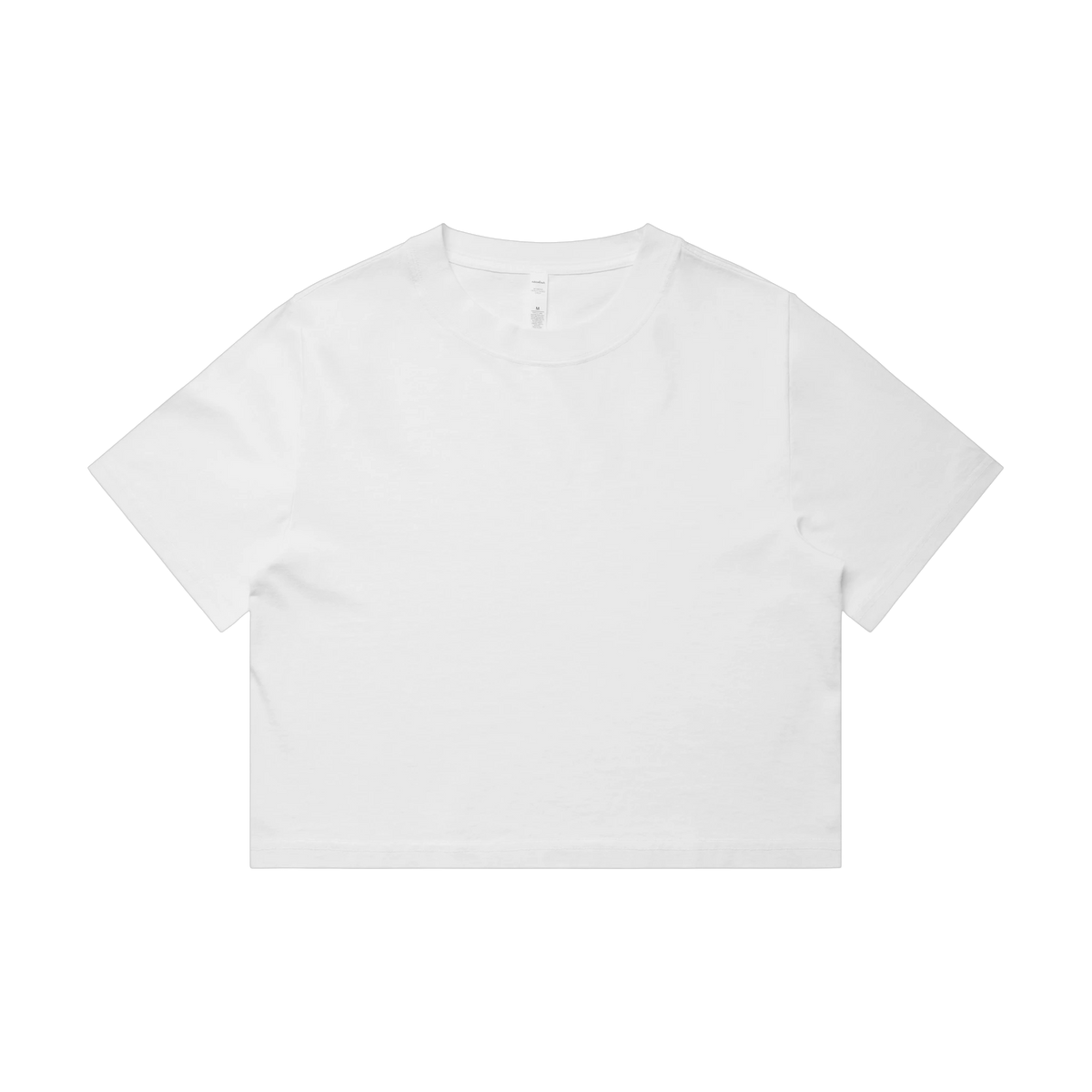 AS Colour Women's Heavy Faded Crop Tee in Faded White