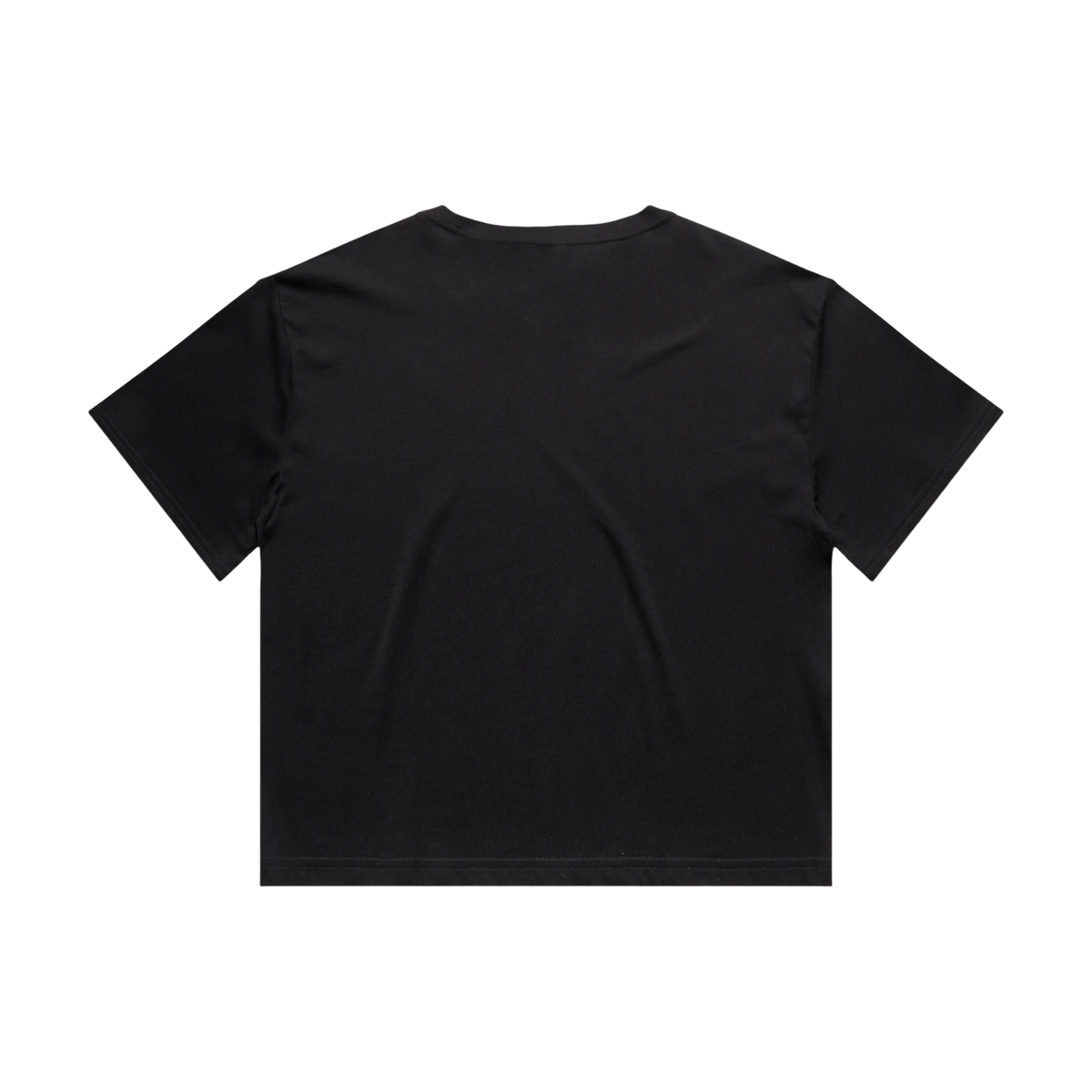 AS Colour Martina Crop Tee in Black — custom branded by Motive