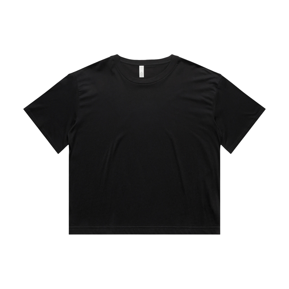 AS Colour Martina Crop Tee in Black — custom branded by Motive