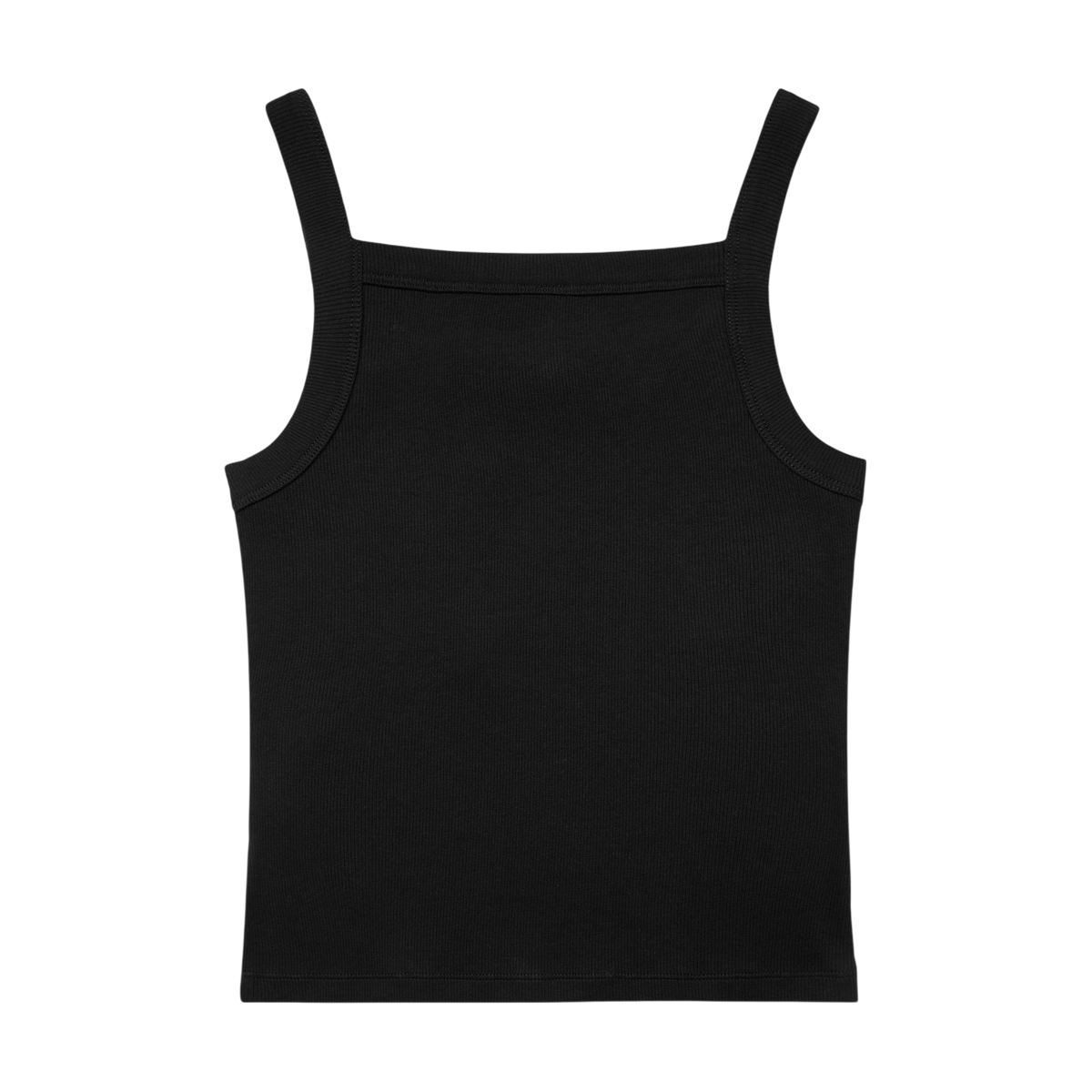 AS Colour Organic Collegiate Tank in Black — custom branded by Motive