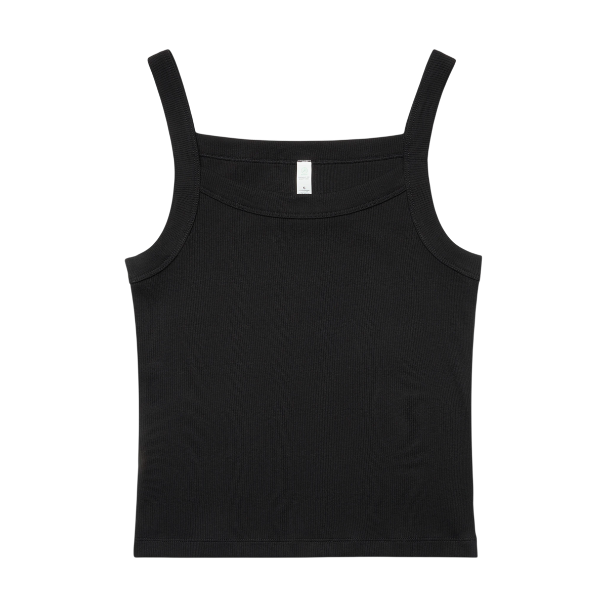 AS Colour Organic Collegiate Tank in Black — custom branded by Motive