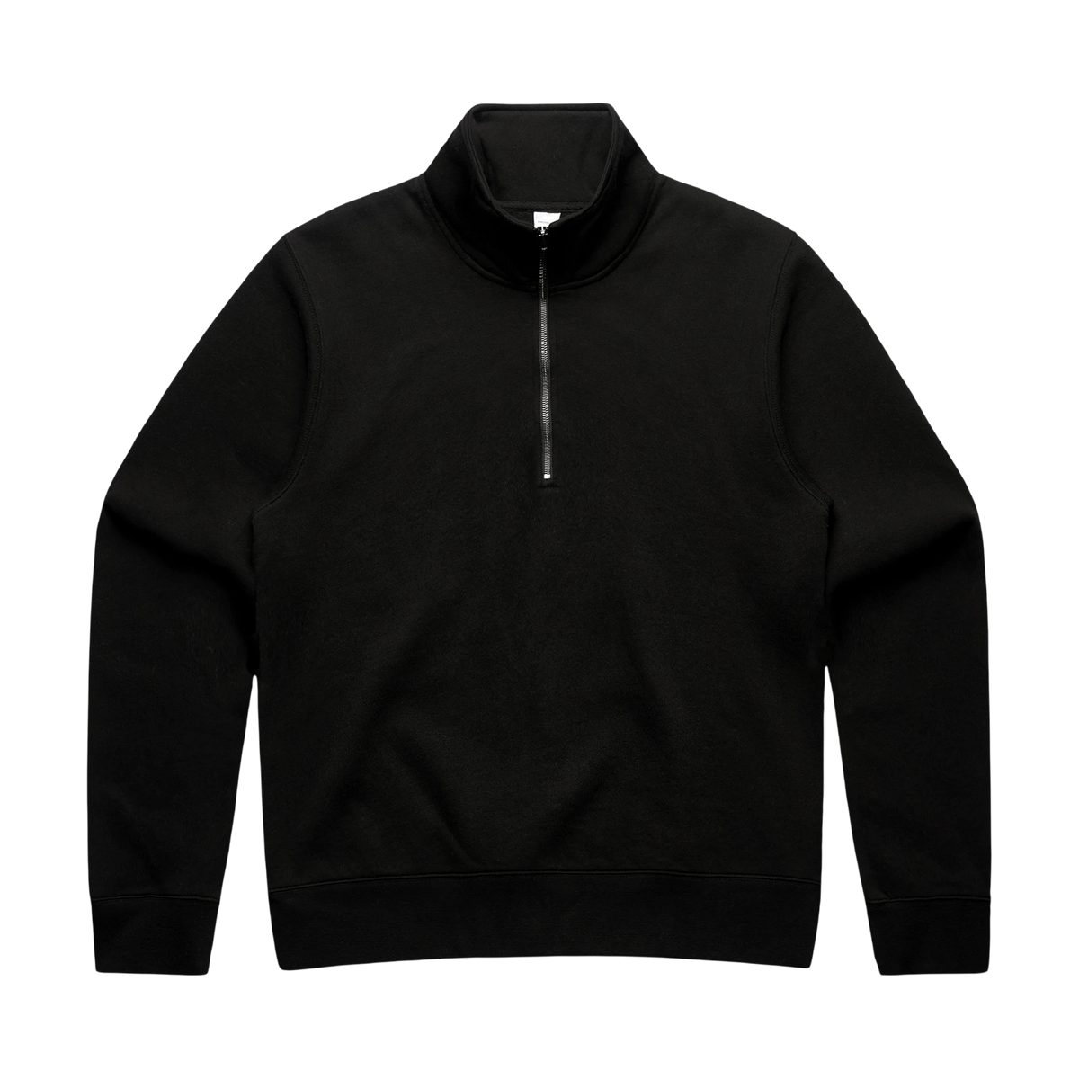 AS Colour Women's Stencil Half-Zip Crew in Black — custom branded by Motive