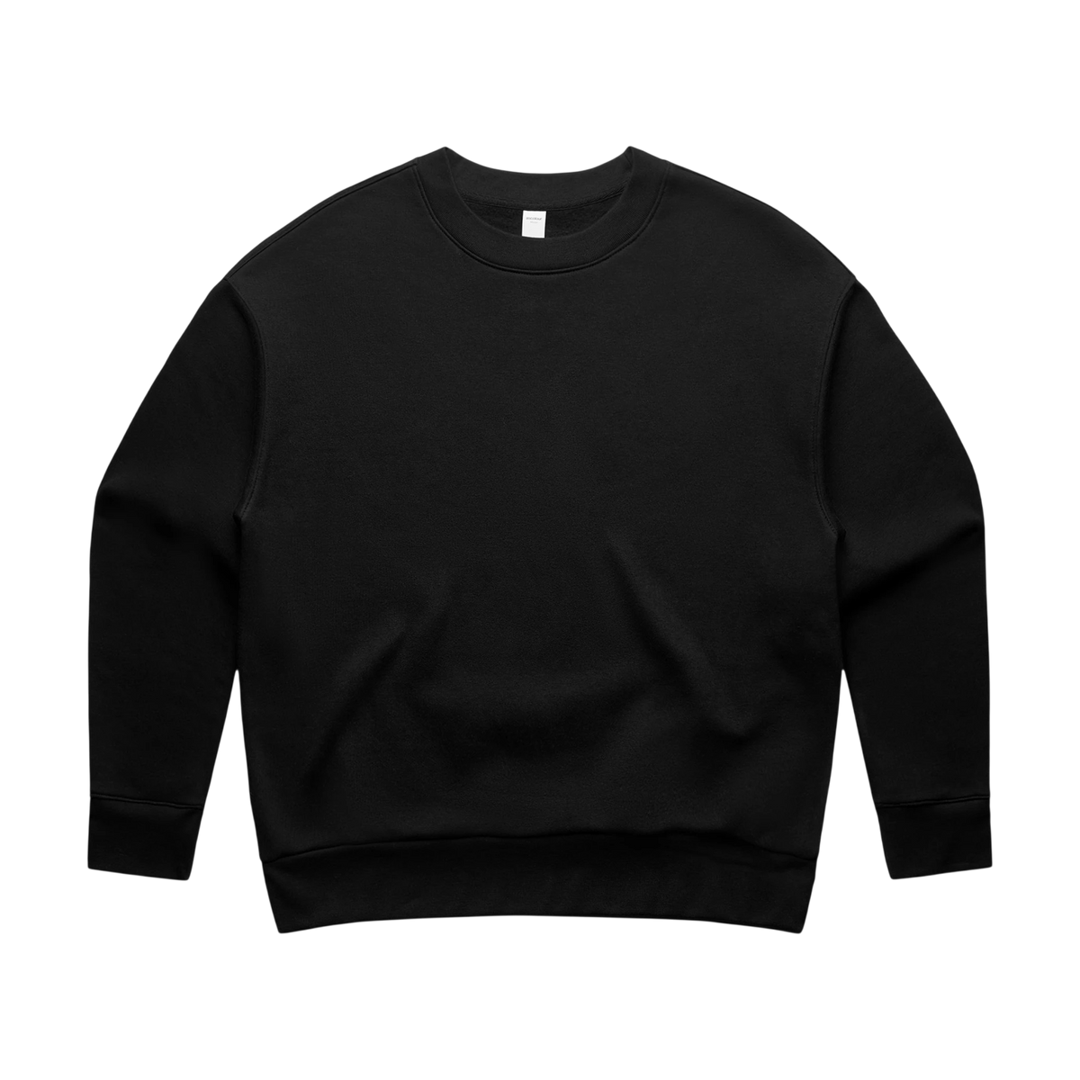 AS Colour Women's Relax Crew in Black — custom branded by Motive