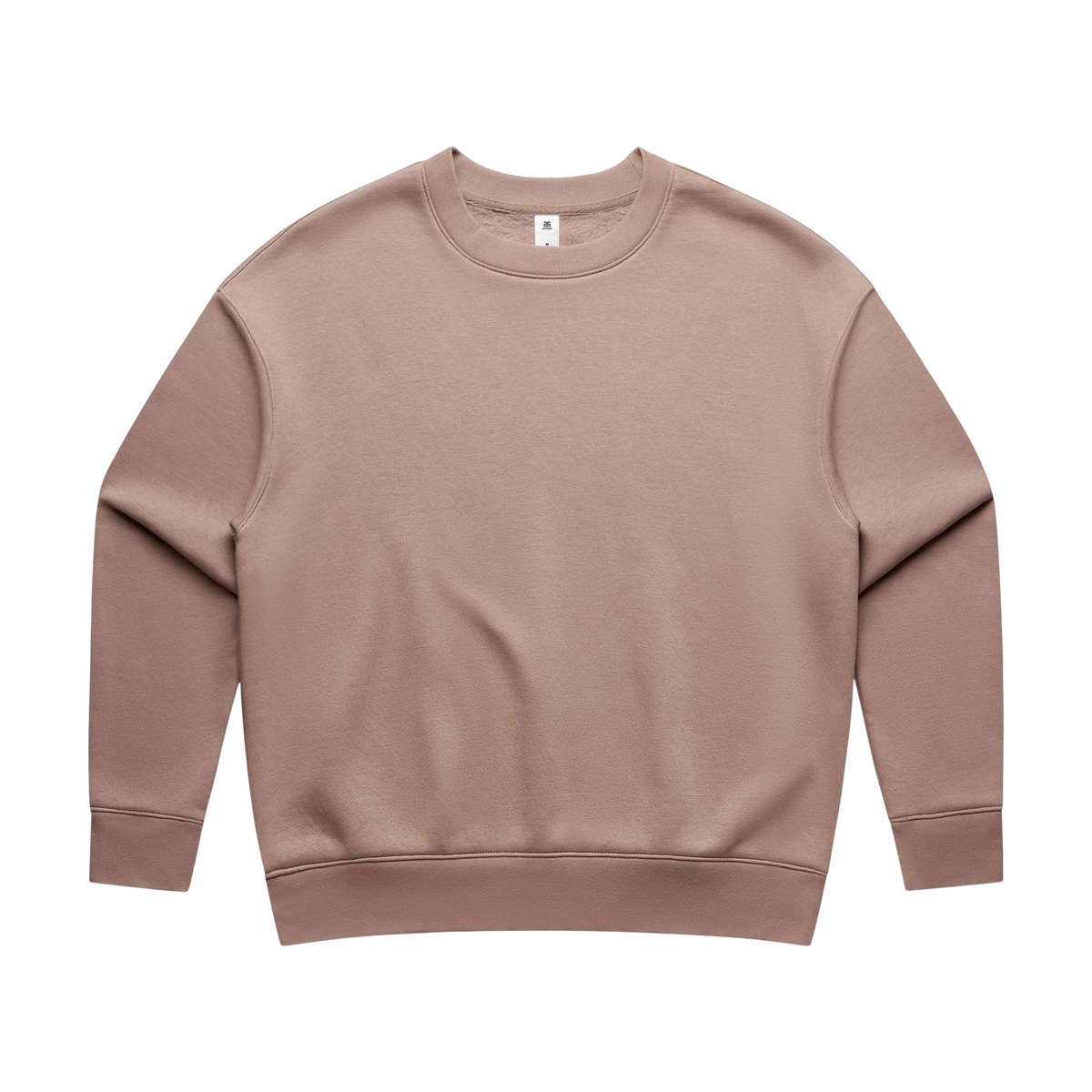 AS Colour Women's Relax Crew in Hazy Pink — custom branded by Motive
