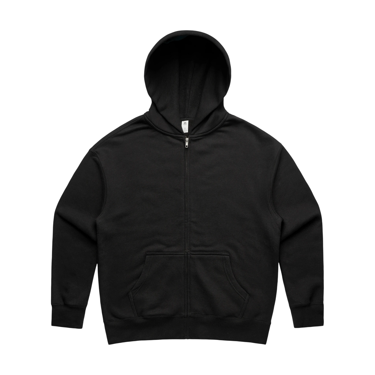AS Colour Women's Relax Zip Hoodie in Black — custom branded by Motive